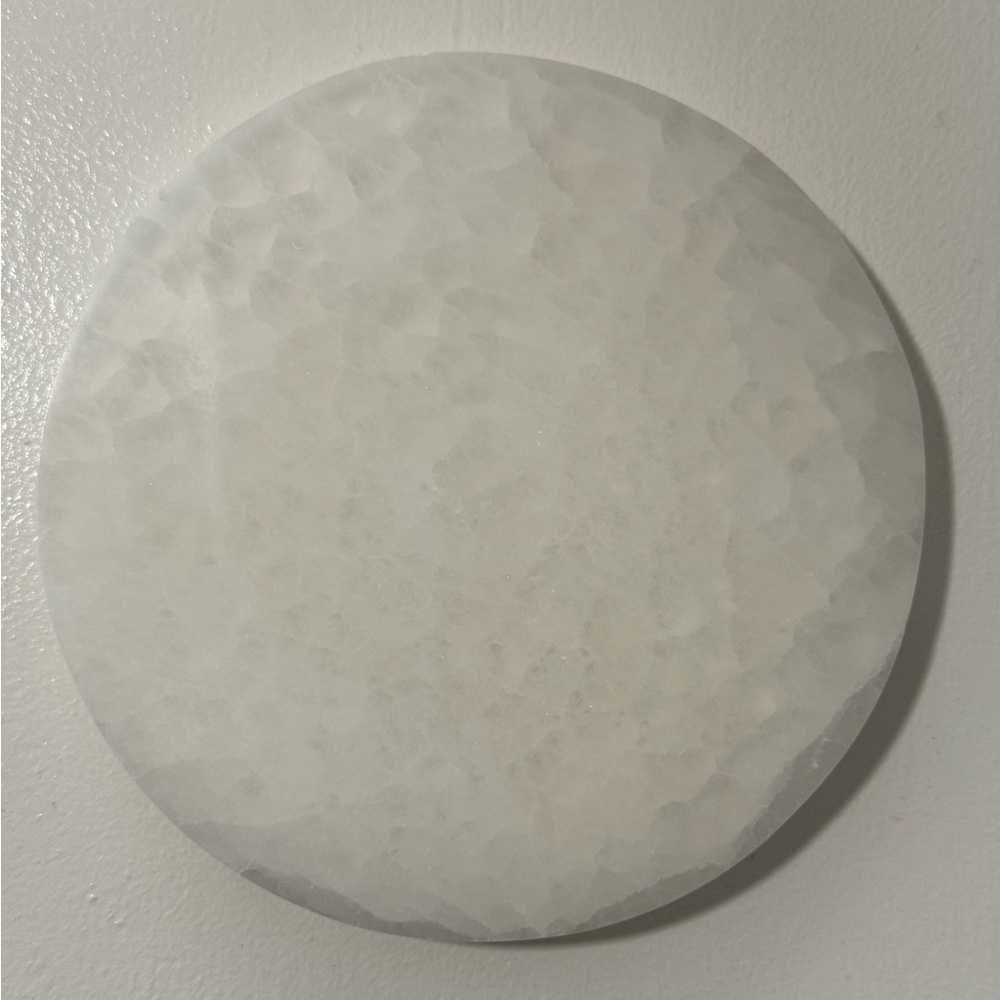 Selenite Charging Plate with Zodiac Wheel - Picture 6 of 9